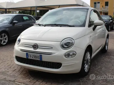 Usata Fiat 500 Lounge 69 CV (50 kW) 2019 Bianco Utilitaria