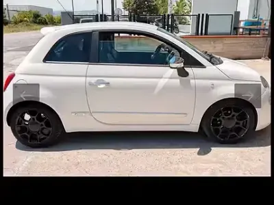 Usata Fiat 500 75 CV (55 kW) 2008 Bianco Berlina