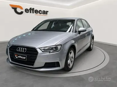 Usata Audi A3 150 CV (110 kW) 2020 Nero Berlina