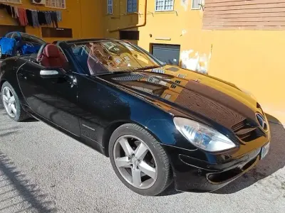 Usata Mercedes SLK200 Chrome 163 CV (119 kW) 2007 Nero Cabrio
