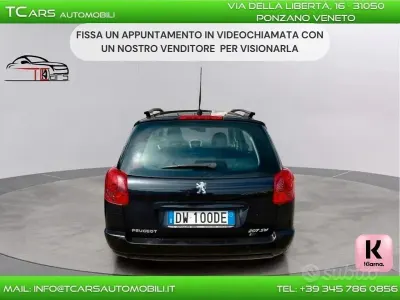 Usata Peugeot 207 73 CV (53 kW) 2009 Nero Station wagon