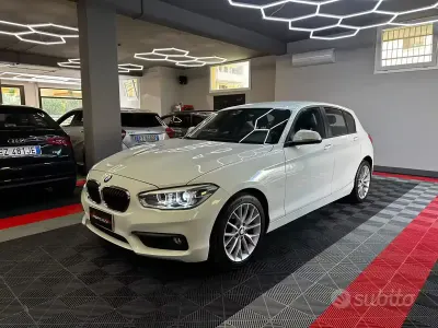 Usata BMW 118 Advantage 150 CV (110 kW) 2015 Bianco Utilitaria