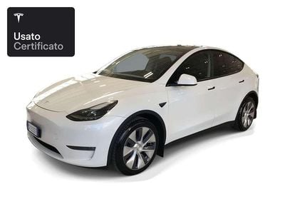 Usata Tesla Model Y Long Range AWD 258 kW (351 CV) 2025 Pearl white multicoat SUV