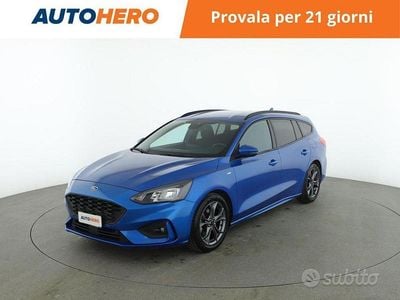 Usata Ford Focus 125 CV (91 kW) 2019 Blu Station wagon