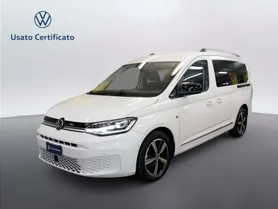 Käytetty VW Caddy Maxi Style 122 HP (89 kW) 2024 Valkoinen Tila-auto