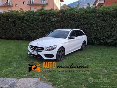 Usata Mercedes C220 Premium 170 CV (125 kW) 2016 Bianco Station wagon