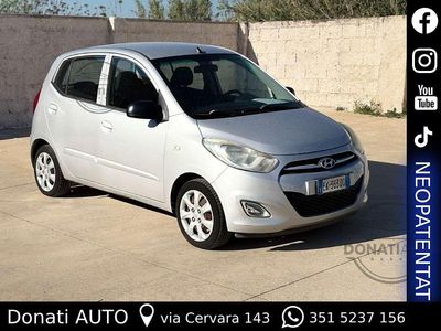 Usata Hyundai i10 69 CV (50 kW) 2011 Argento Utilitaria