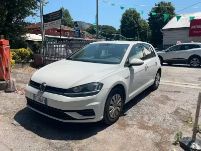Usata VW Golf VII Trendline 110 CV (80 kW) 2017 Bianco Berlina