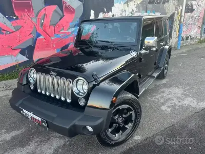 Usata Jeep Wrangler Sahara 200 CV (147 kW) 2015 Nero SUV