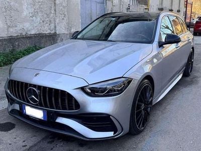 Usata Mercedes C200 AMG Line Premium Plus 170 CV (125 kW) 2024 Argento Station wagon