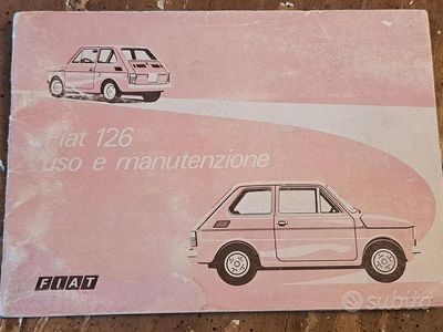 Usata Fiat 126 23 CV (16 kW) 1970 Rosso Utilitaria