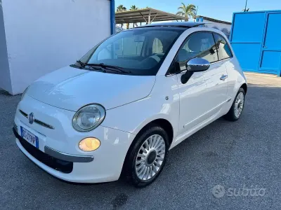 Usata Fiat 500 Lounge 69 CV (50 kW) 2008 Bianco Berlina