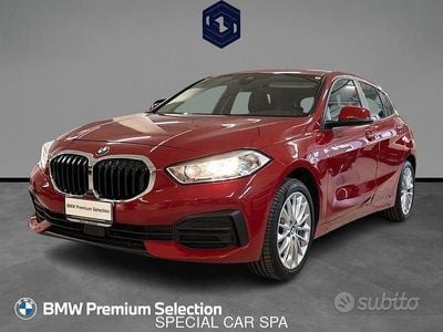 Usata BMW 116 Advantage 116 CV (85 kW) 2022 Rosso Utilitaria