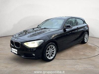 Usata BMW 114 Efficient Dynamics 102 CV (75 kW) 2012 Nero Utilitaria