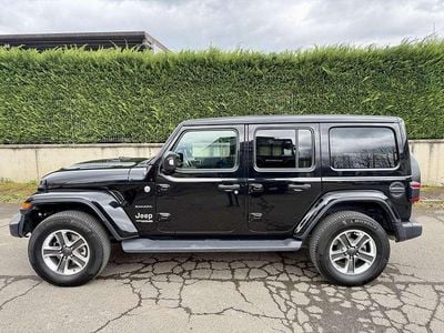 Usata Jeep Wrangler Unlimited Sahara 200 CV (147 kW) 2021 Nero SUV