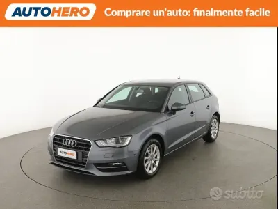 Usata Audi A3 Attraction 110 CV (80 kW) 2015 Nero Berlina