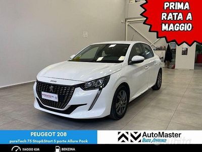 Usata Peugeot 208 Allure 75 CV (55 kW) 2021 Bianco Utilitaria