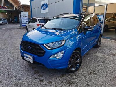 Usata Ford Ecosport ST-Line 125 CV (91 kW) 2021 Blu/azzurro SUV