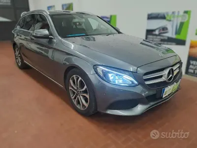 Usata Mercedes C200 Business 136 CV (100 kW) 2018 Grigio Station wagon