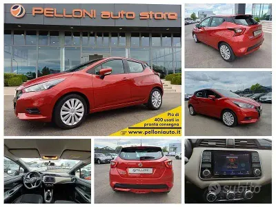 Usata Nissan Micra Acenta 92 CV (67 kW) 2021 Rosso Utilitaria