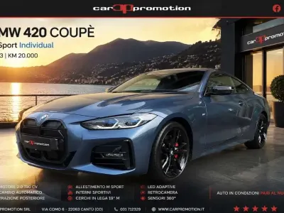 Usata BMW 420 Coupé M Sport 184 CV (135 kW) 2023 Blu Coupé