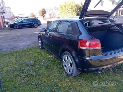 Usata Audi A3 130 CV (95 kW) 2005 Nero Berlina
