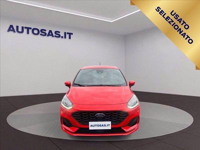 Usata Ford Fiesta ST-Line 125 CV (91 kW) 2022 Rosso Utilitaria