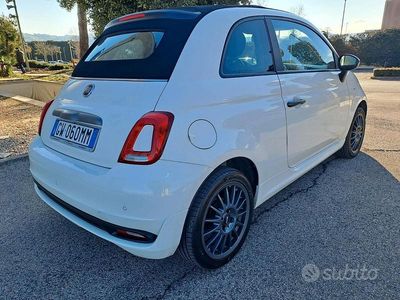 Usata Fiat 500C 85 CV (62 kW) 2016 Bianco Cabrio