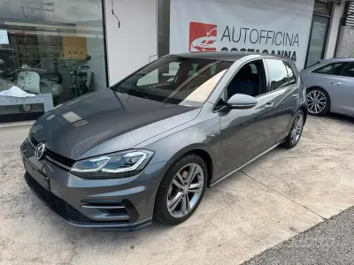 Usata VW Golf VII R-line 150 CV (110 kW) 2019 Grigio Berlina