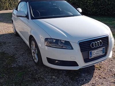 Usata Audi A3 Cabriolet 140 CV (102 kW) 2010 Bianco Cabrio