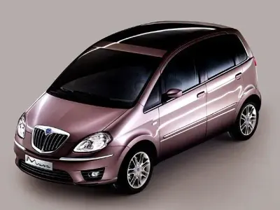 Usata Lancia Musa 95 CV (69 kW) 2010 Grigio scuro metallizzato Monovolume