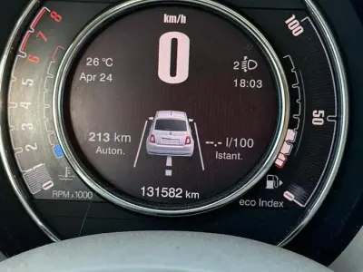 Begagnad Fiat 500 69 HK (50 kW) 2015 Vit Sedan