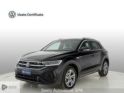 Usata VW T-Roc R-line 150 CV (110 kW) 2023 Nero SUV