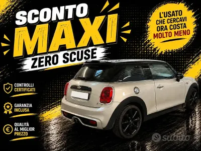 Usata Mini Cooper S Hype 192 CV (141 kW) 2016 Bianco Utilitaria