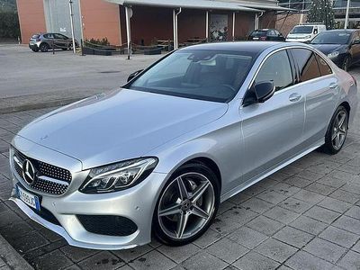 Usata Mercedes C220 Premium 170 CV (125 kW) 2015 Grigio Berlina
