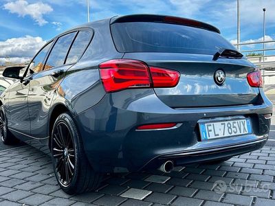 Usata BMW 116 Sport Line 116 CV (85 kW) 2018 Grigio Utilitaria