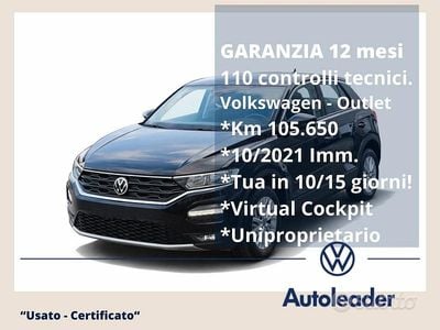 Usata VW T-Roc 116 CV (85 kW) 2021 Nero SUV