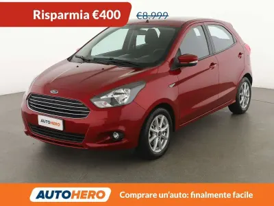 Begagnad Ford Ka Ultimate 86 HK (63 kW) 2017 Röd Sedan