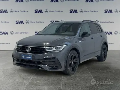 Usata VW Tiguan R-line 150 CV (110 kW) 2022 Grigio SUV