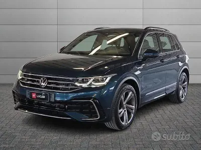 Occasion VW Tiguan R-line 150 ch (110 kW) 2022 Bleue SUV
