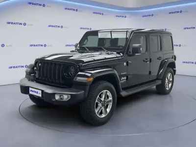 Usata Jeep Wrangler Unlimited Sahara 200 CV (147 kW) 2020 Nero SUV
