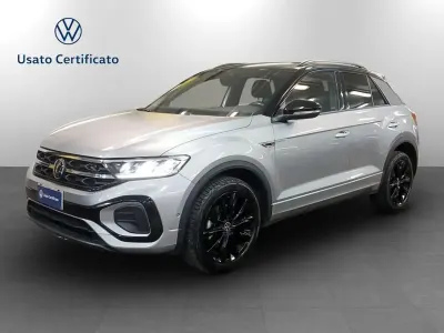 Usata VW T-Roc R-line 110 CV (80 kW) 2023 Pyrit silver metallizzato nero SUV
