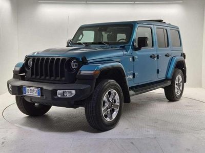 Occasion Jeep Wrangler Sahara 200 ch (147 kW) 2021 Bleue SUV