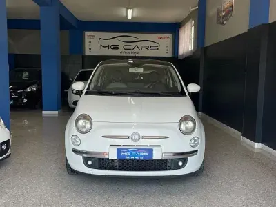 Usata Fiat 500 Lounge 75 CV (55 kW) 2009 Bianco Cabrio