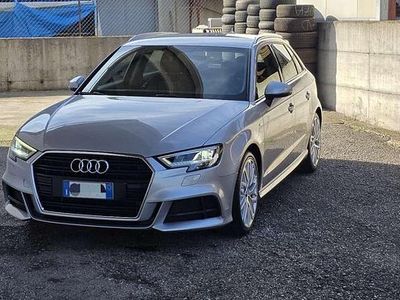 Usata Audi A3 S-Line 150 CV (110 kW) 2017 Argento Berlina