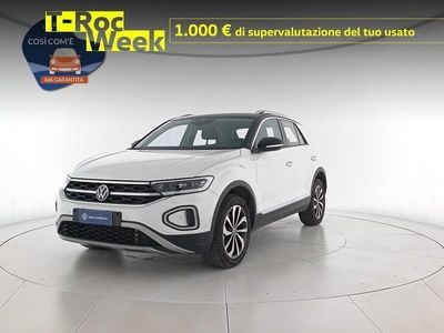 Usata VW T-Roc R-line 150 CV (110 kW) 2025 Pure white nero SUV