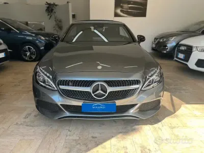 Usata Mercedes C220 Premium Plus 170 CV (125 kW) 2017 Grigio Cabrio