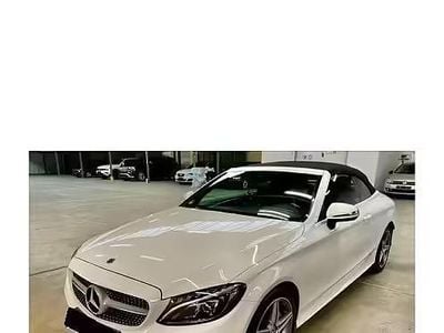 Usata Mercedes C180 AMG 156 CV (114 kW) 2018 Bianco Cabrio