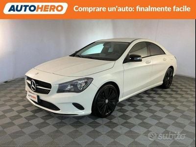 Usata Mercedes CLA200 136 CV (100 kW) 2017 Bianco Berlina