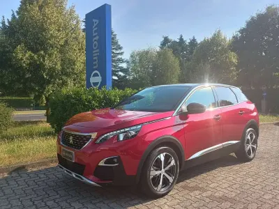 Usata Peugeot 3008 GT-line 131 CV (96 kW) 2018 Rosso / nero SUV